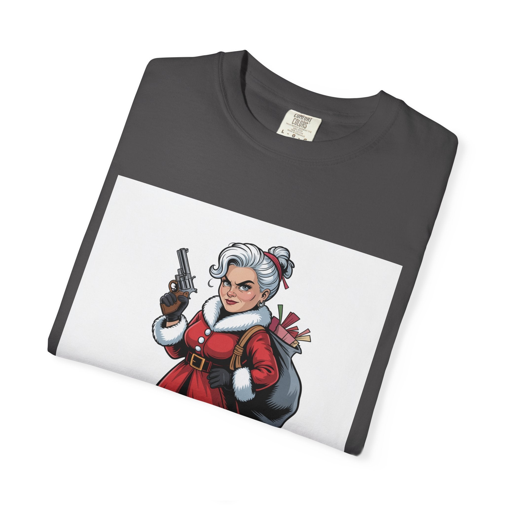 Mrs. Claus Funny Christmas T-Shirt — Women's Holiday Gift