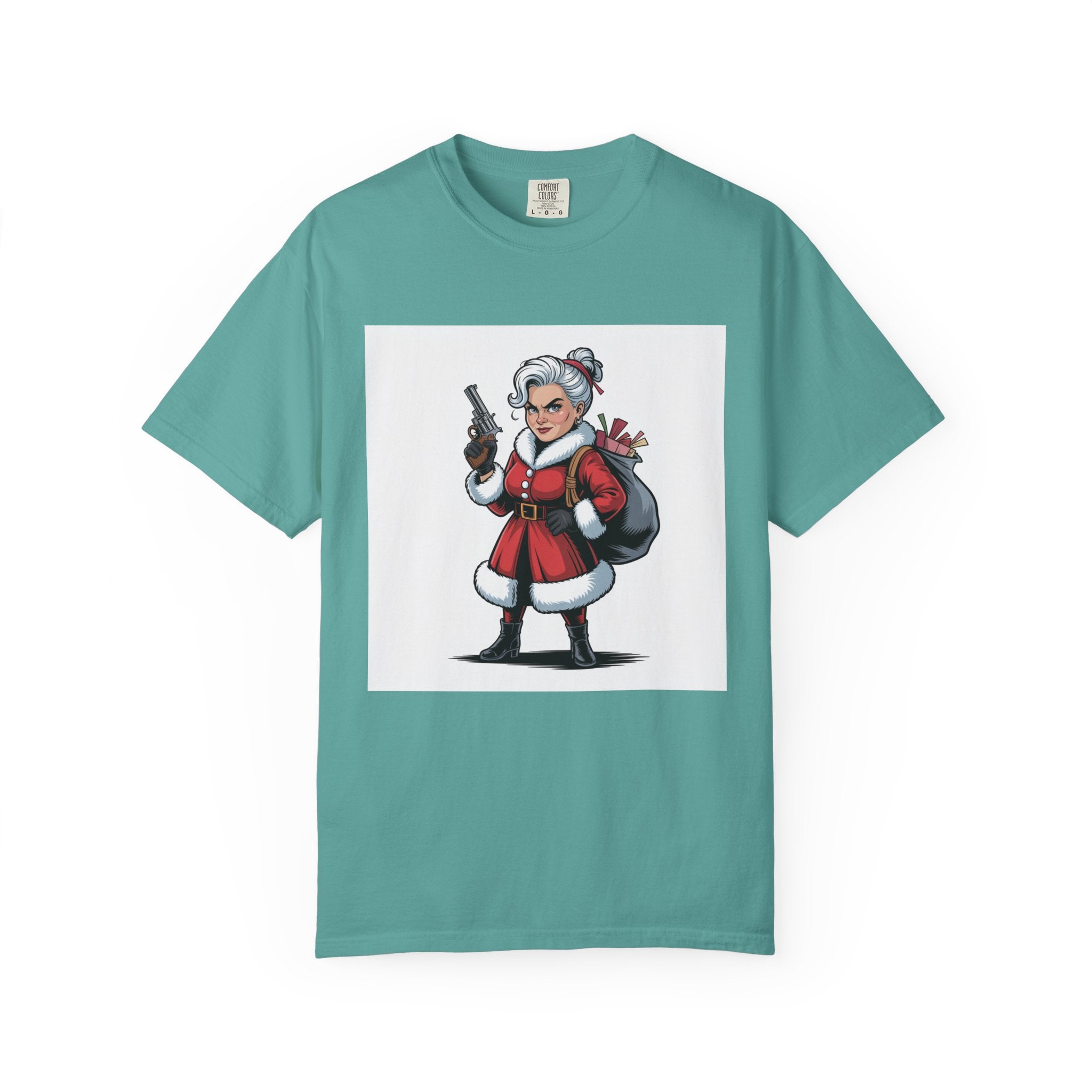 Mrs. Claus Funny Christmas T-Shirt — Women's Holiday Gift