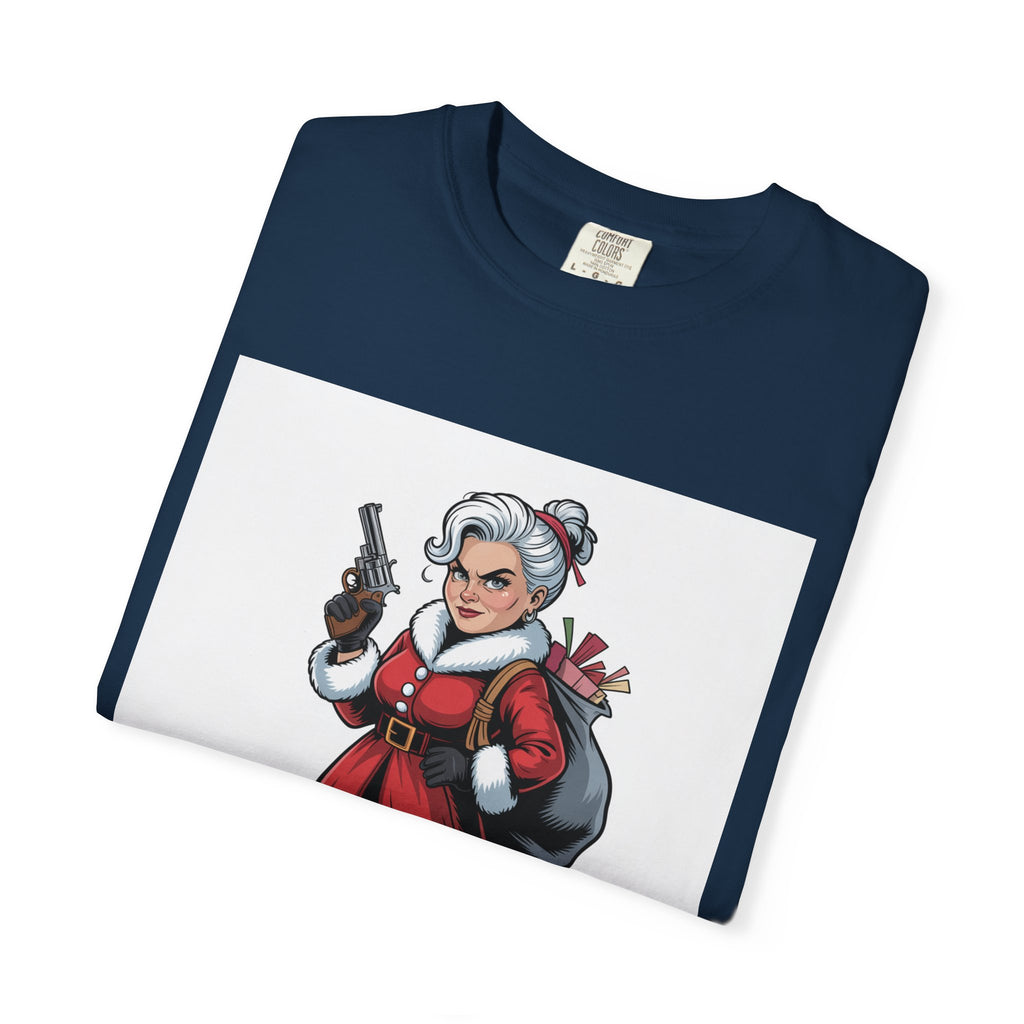 Mrs. Claus Funny Christmas T-Shirt — Women's Holiday Gift