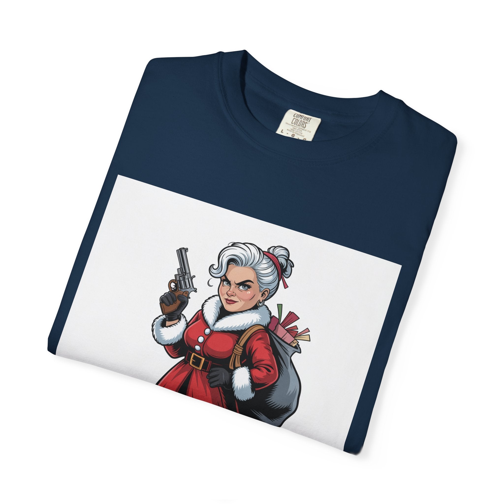 Mrs. Claus Funny Christmas T-Shirt — Women's Holiday Gift