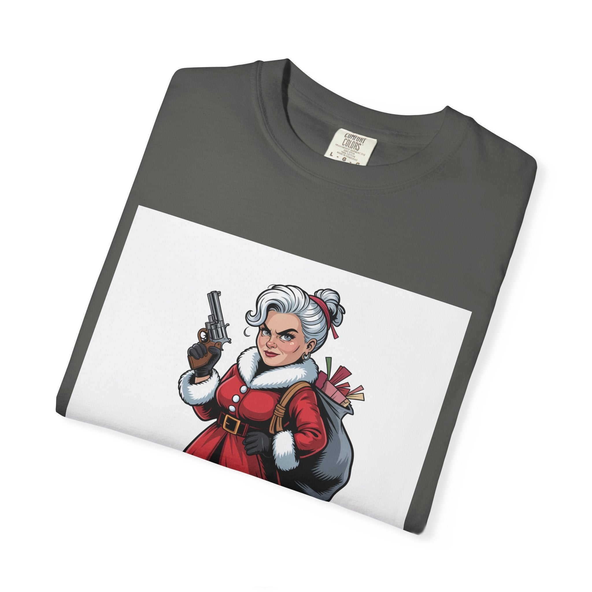 Mrs. Claus Funny Christmas T-Shirt — Women's Holiday Gift