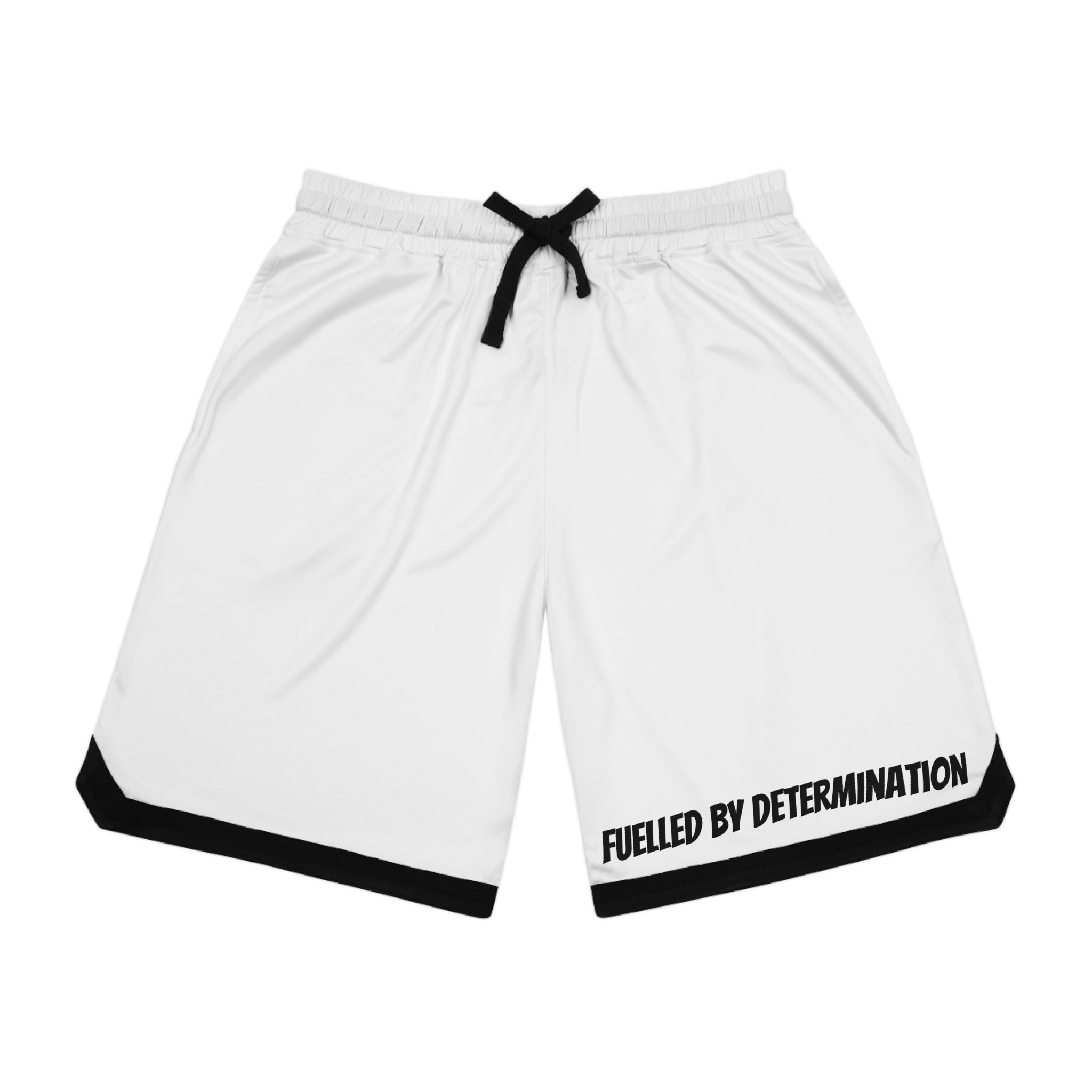 Basketball Rib Shorts — Sporty Men's Gym Shorts (AOP)