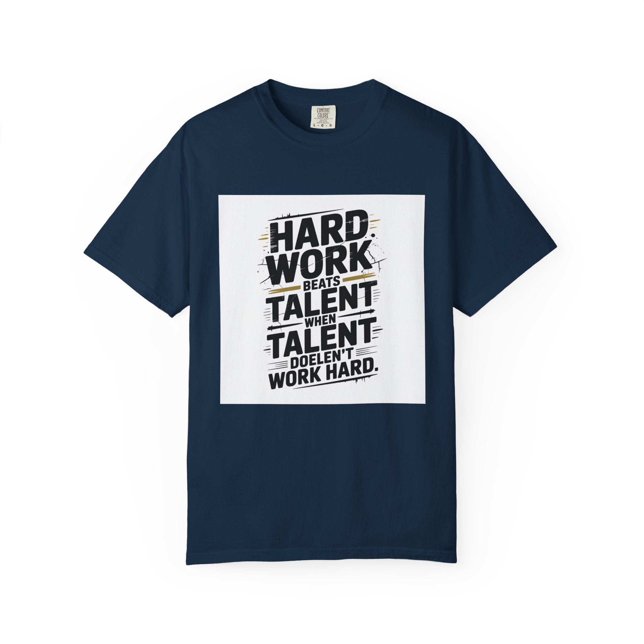 Motivational "Hard Work Beats Talent" T-Shirt