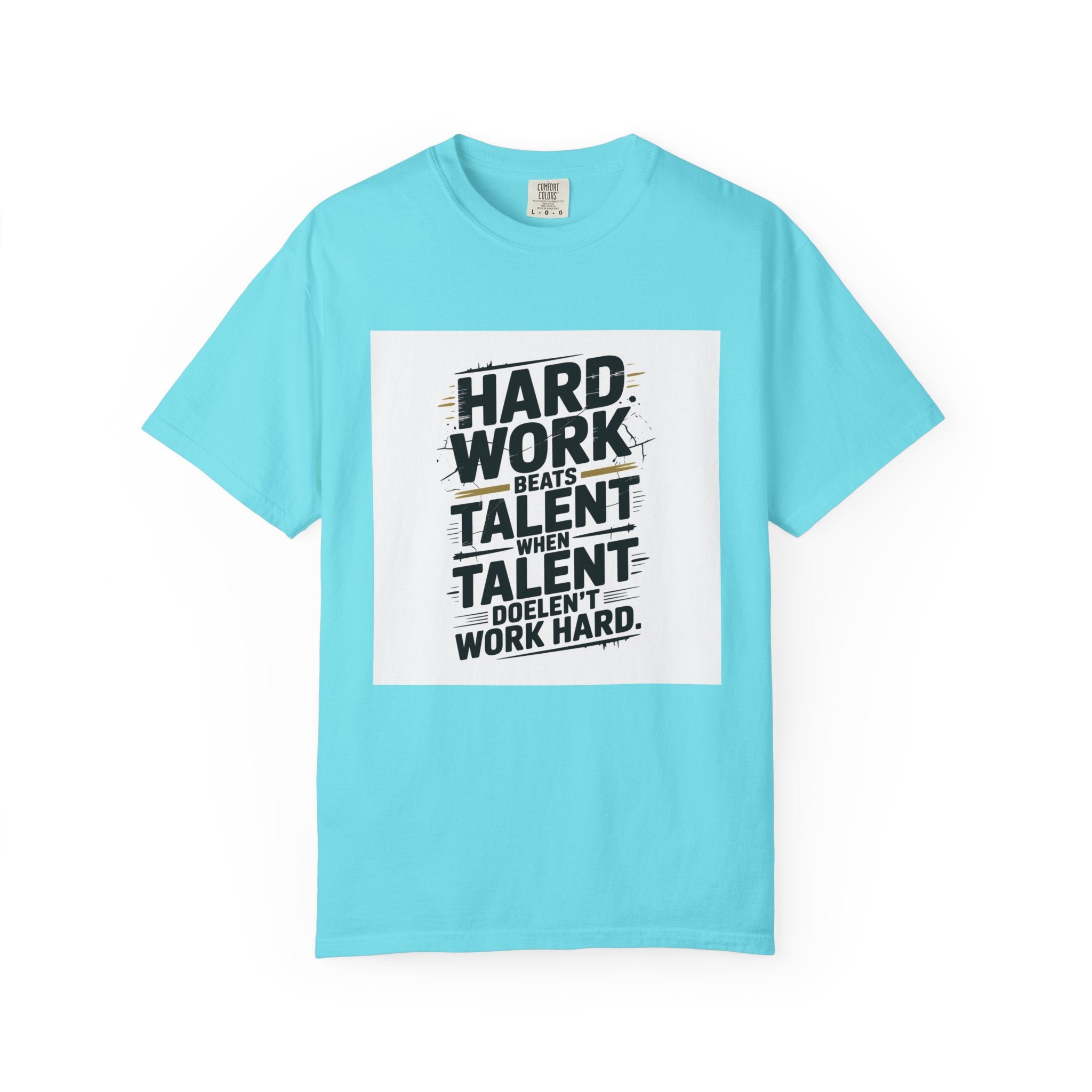 Motivational "Hard Work Beats Talent" T-Shirt