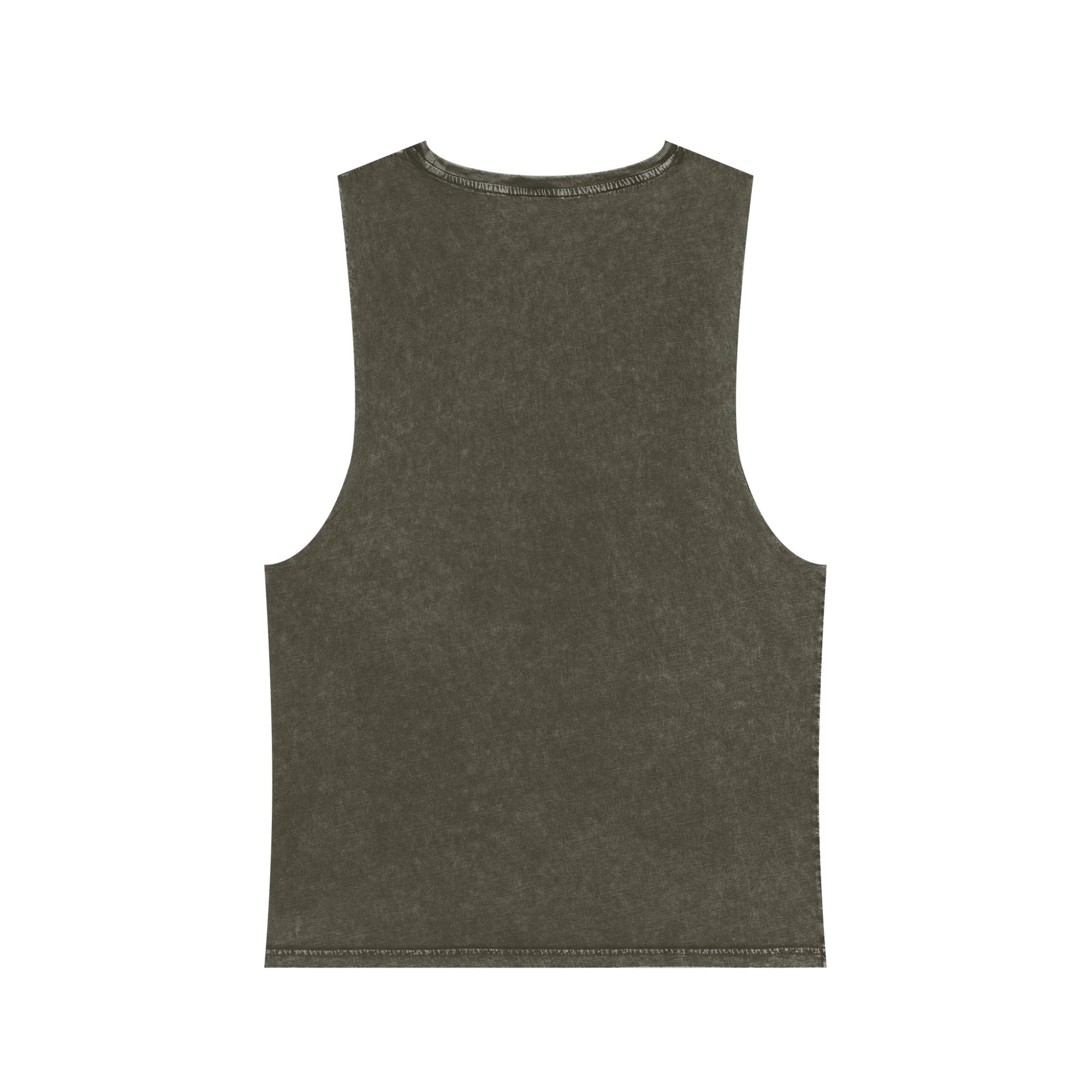 Diesel & Dumbbell Stonewash Tank Top — Gym Muscle Workout Tank
