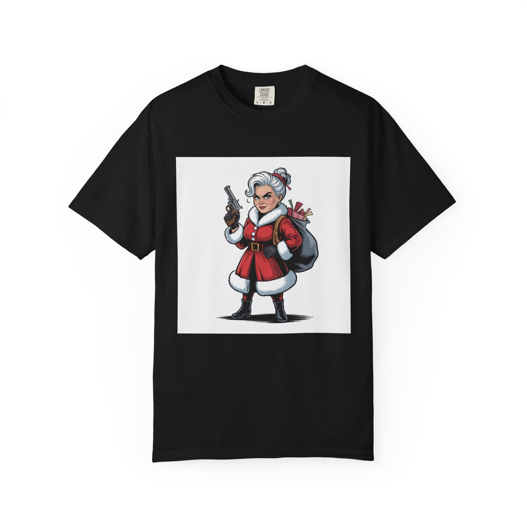 Mrs. Claus Funny Christmas T-Shirt — Women's Holiday Gift
