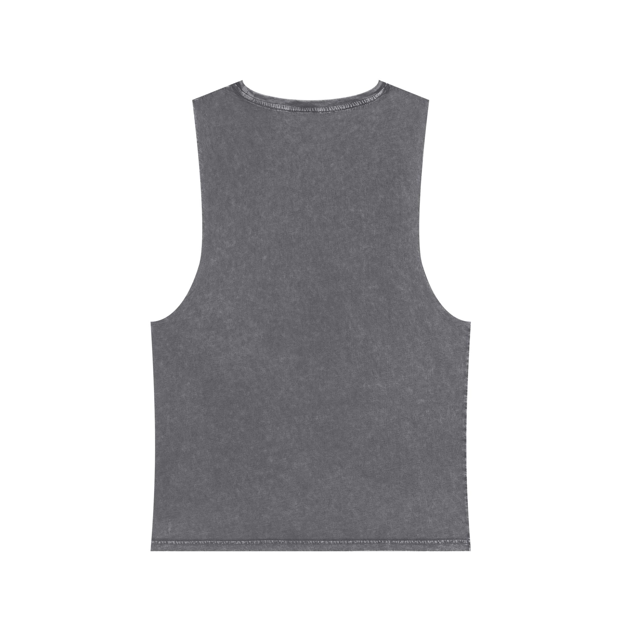 Diesel & Dumbbell Stonewash Tank Top — Gym Muscle Workout Tank