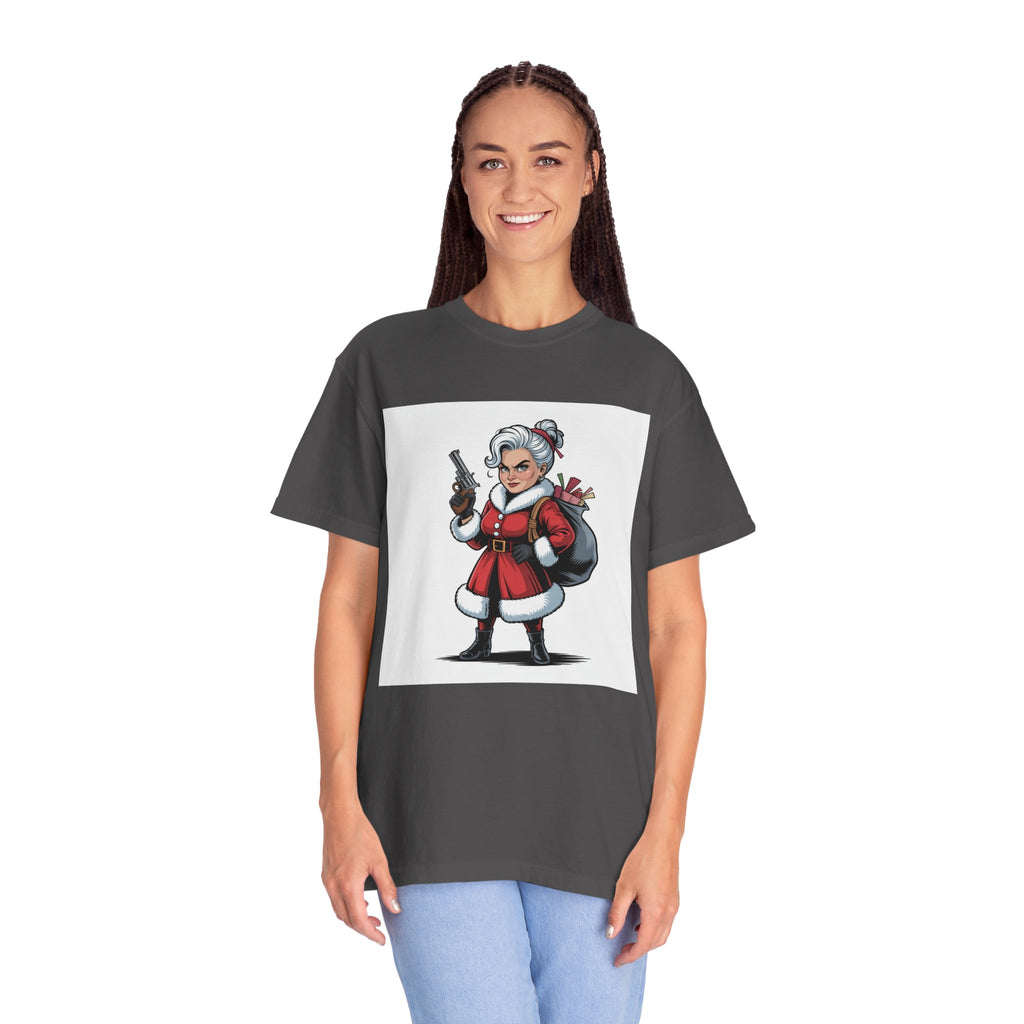 Mrs. Claus Funny Christmas T-Shirt — Women's Holiday Gift