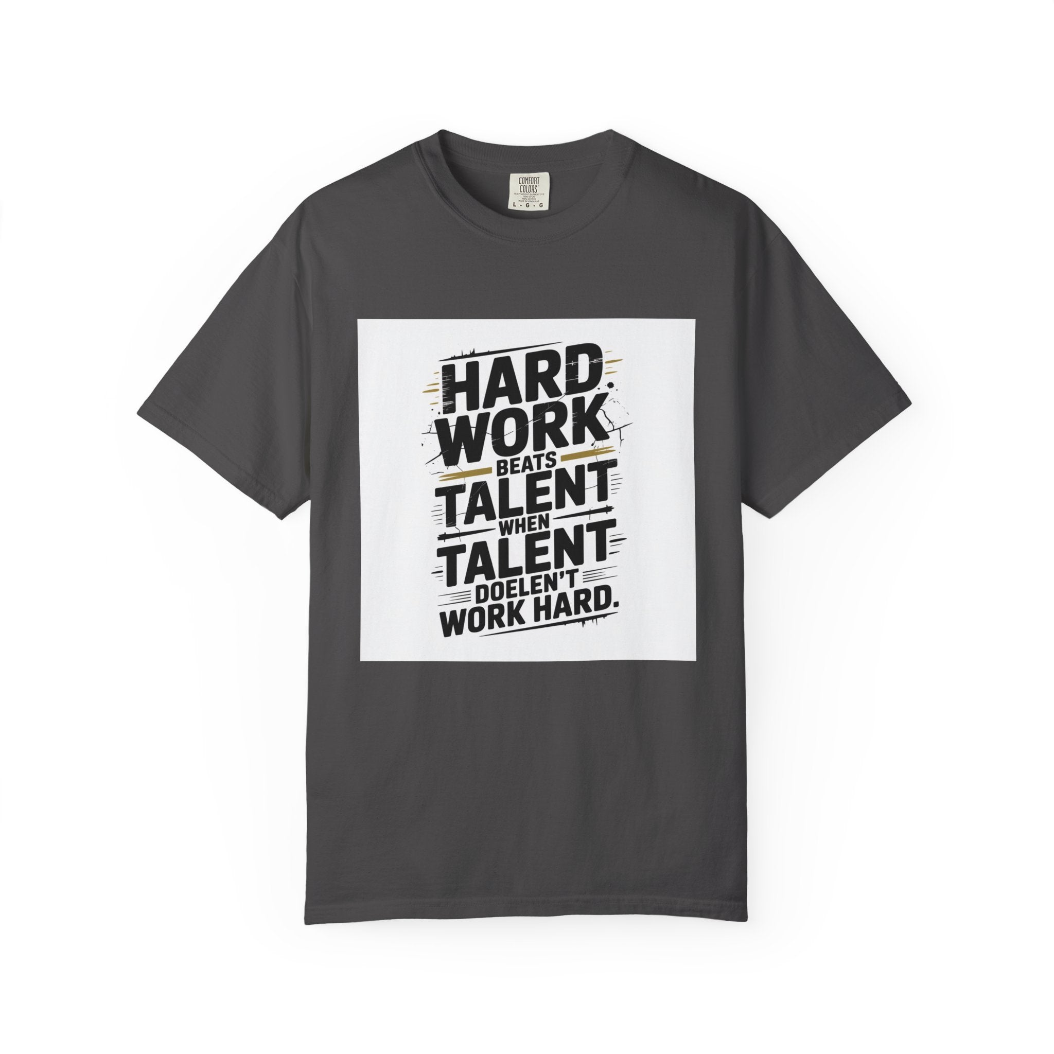 Motivational "Hard Work Beats Talent" T-Shirt