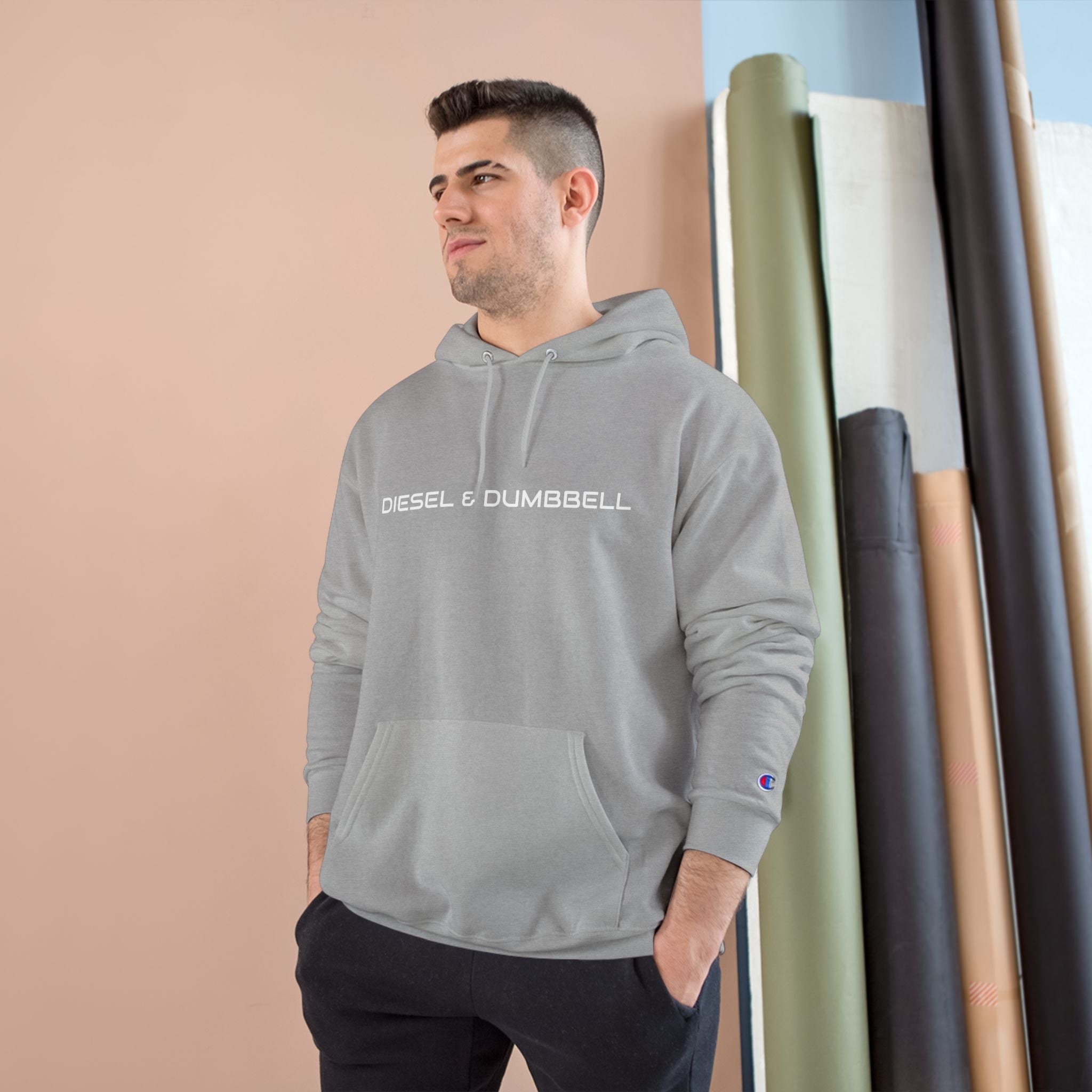 Men's 'Champion' Hoodie — Rugged Sweater for Manly Men