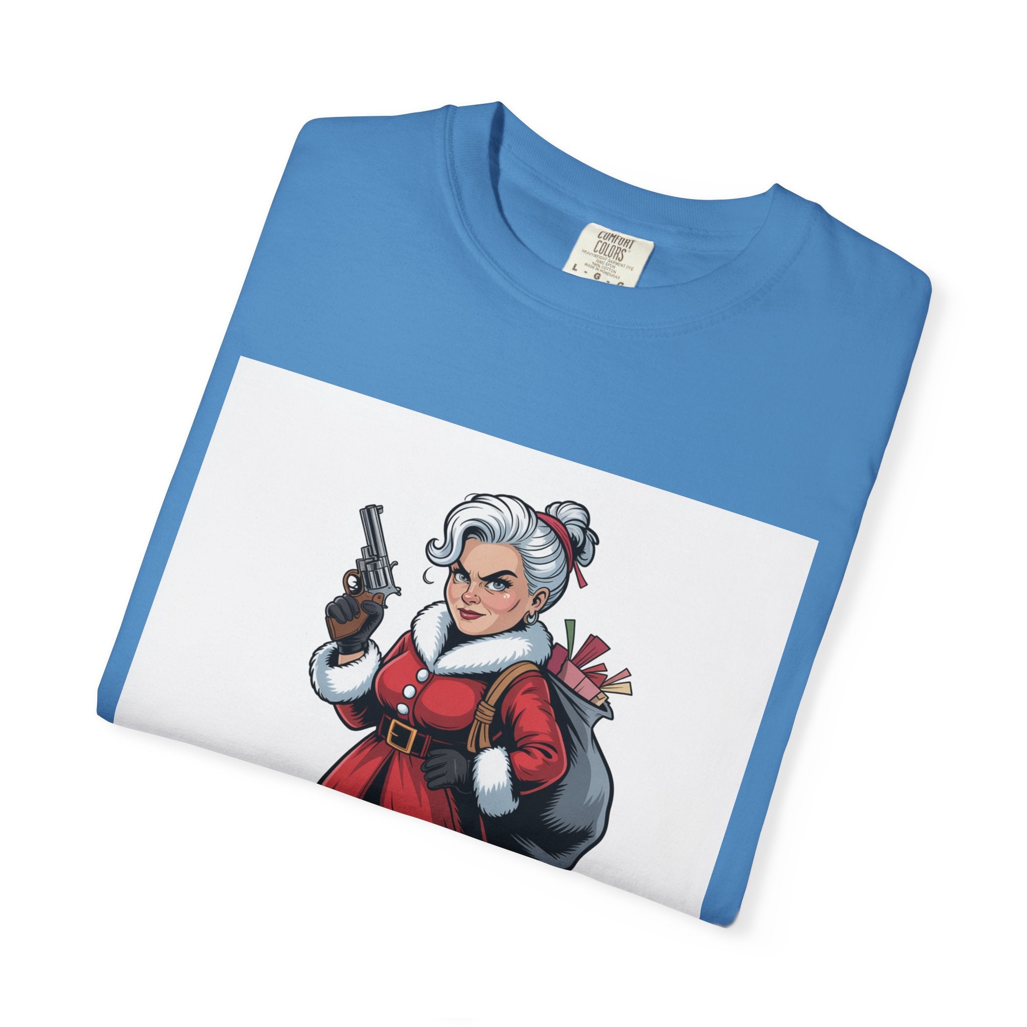 Mrs. Claus Funny Christmas T-Shirt — Women's Holiday Gift