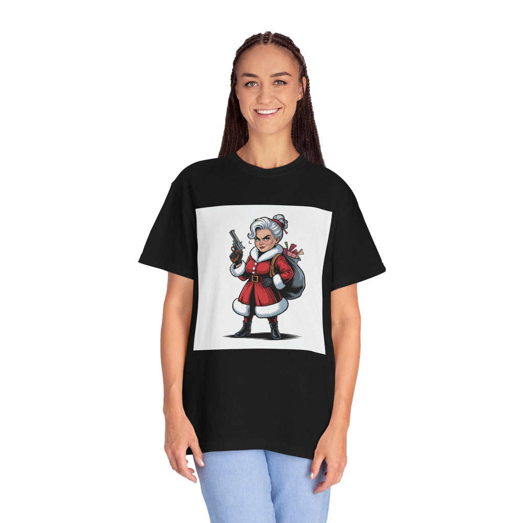 Mrs. Claus Funny Christmas T-Shirt — Women's Holiday Gift