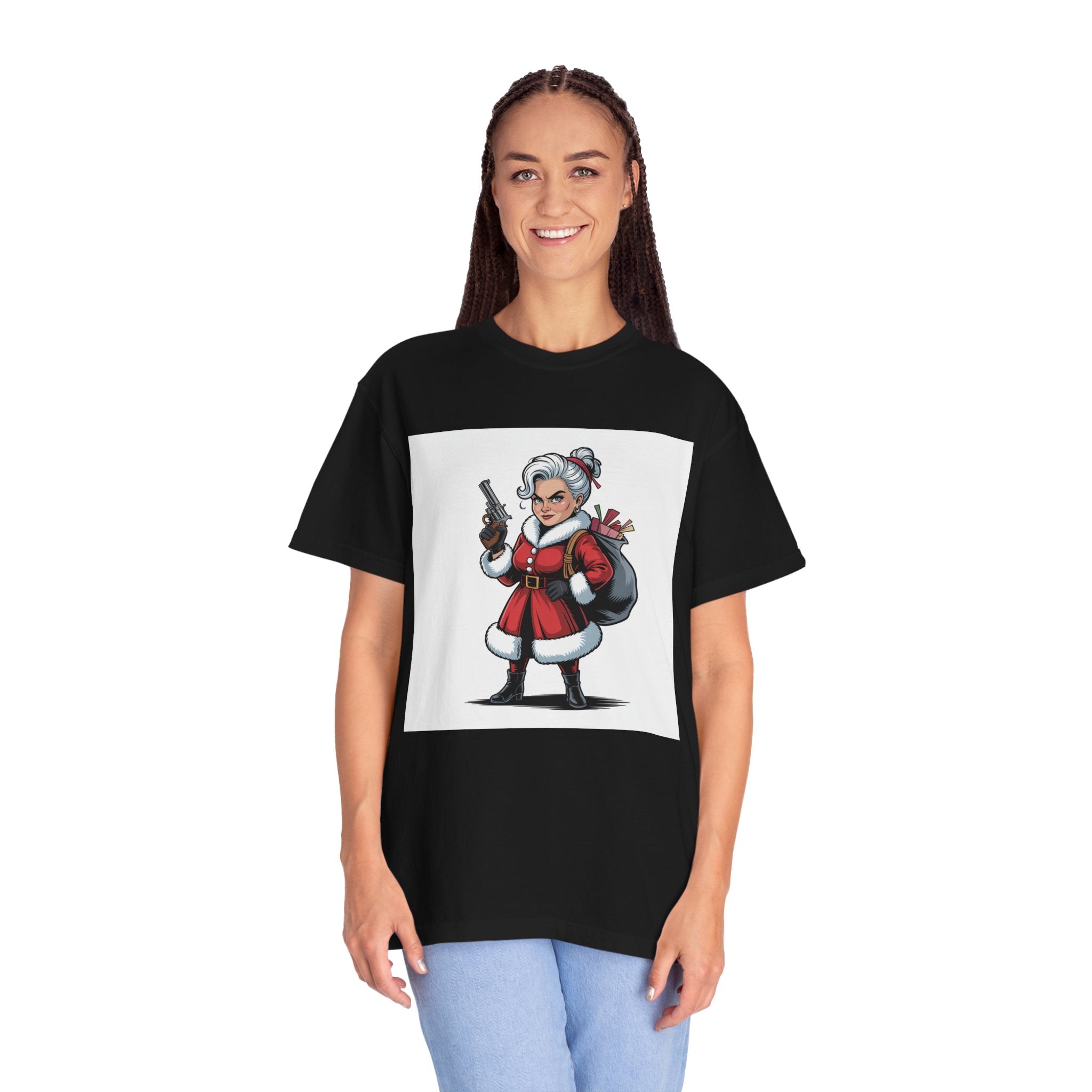Mrs. Claus Funny Christmas T-Shirt — Women's Holiday Gift