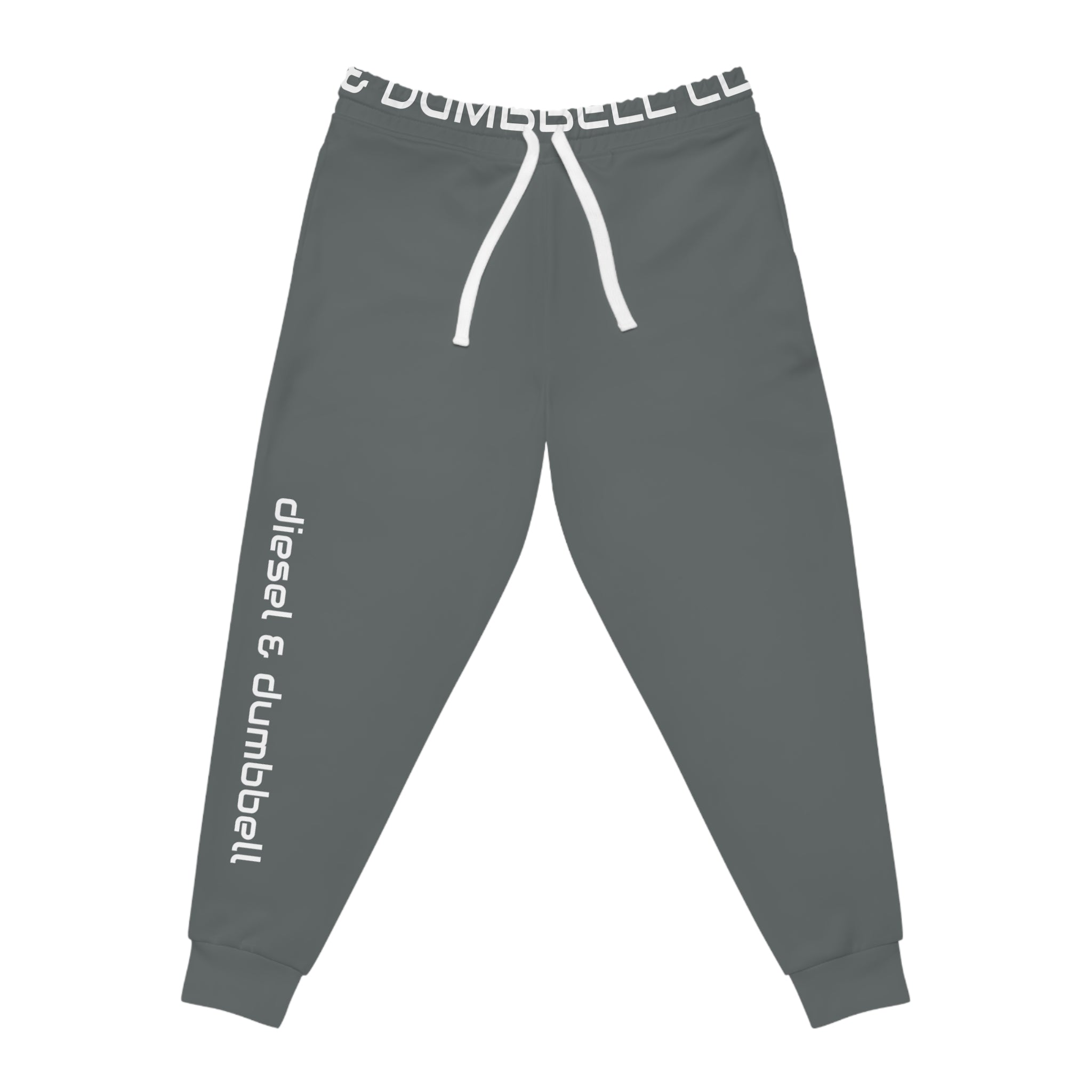 Diesel & Dumbbell Athletic Joggers — Men's Stylish AOP Sweatpants