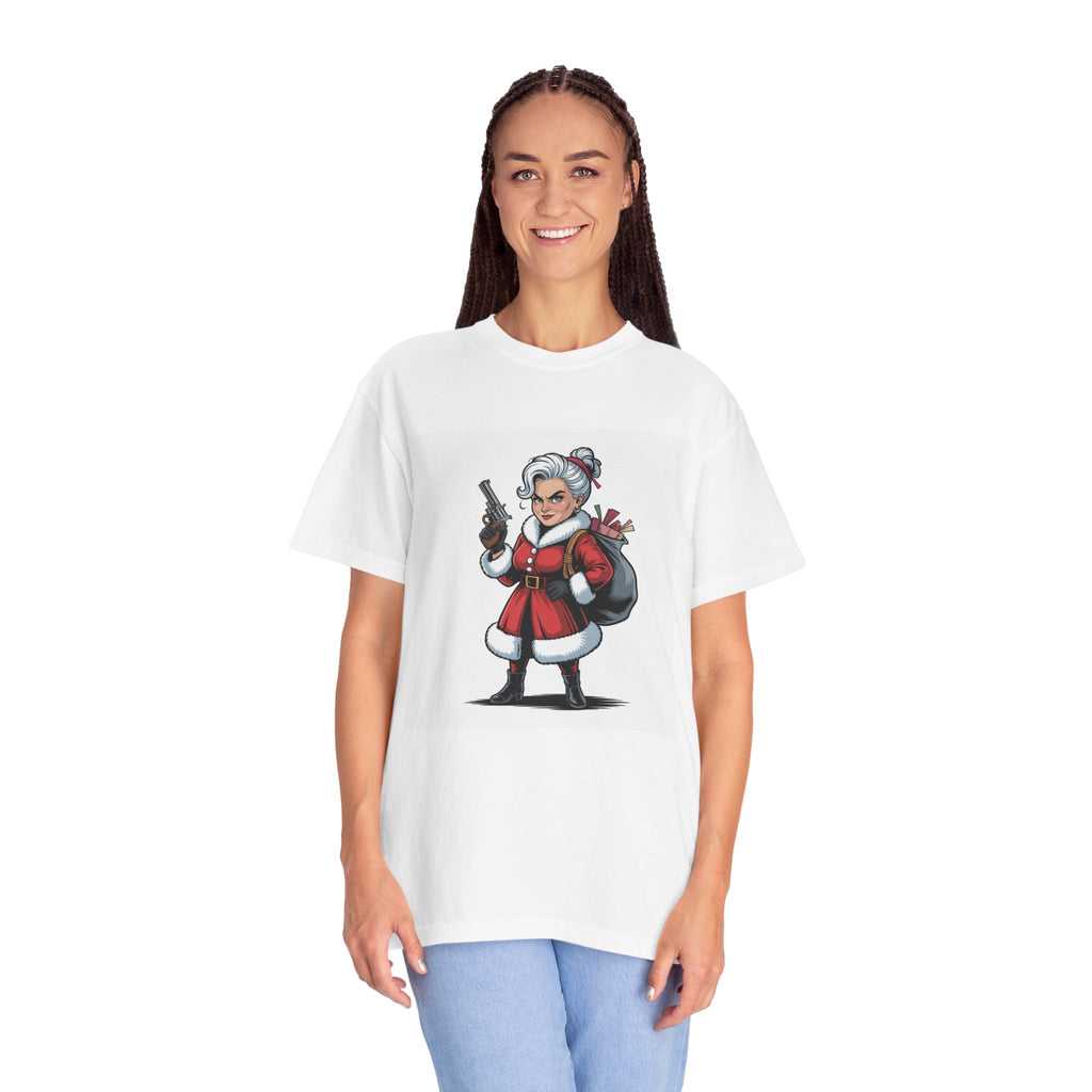 Mrs. Claus Funny Christmas T-Shirt — Women's Holiday Gift