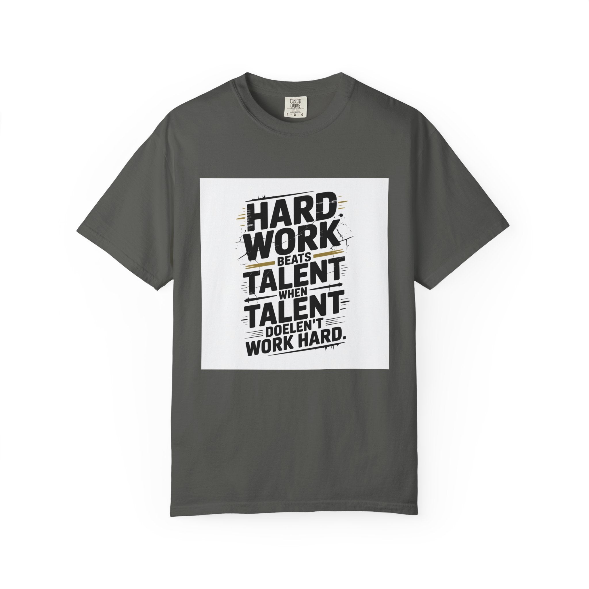 Motivational "Hard Work Beats Talent" T-Shirt