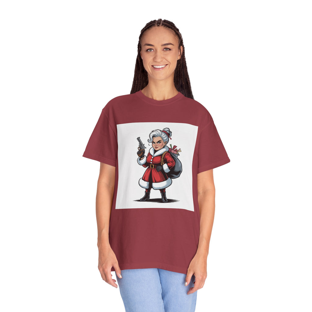 Mrs. Claus Funny Christmas T-Shirt — Women's Holiday Gift