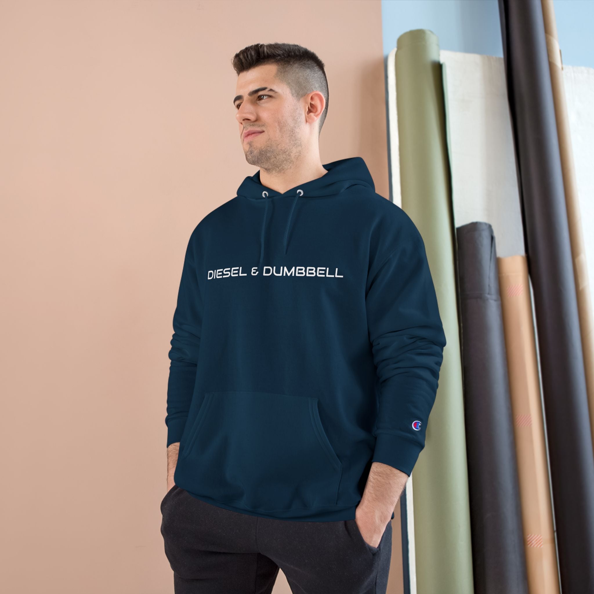 Men's 'Champion' Hoodie — Rugged Sweater for Manly Men