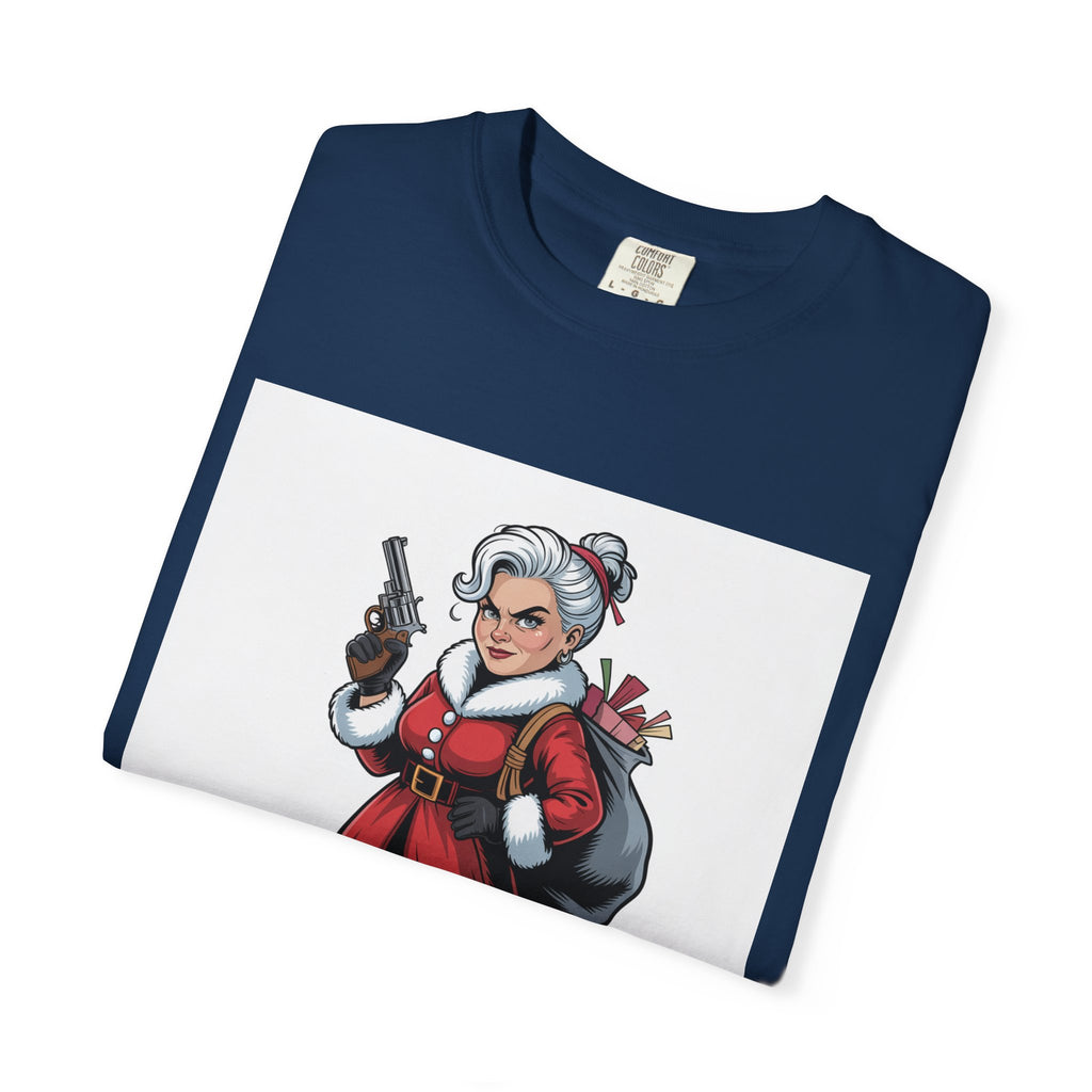 Mrs. Claus Funny Christmas T-Shirt — Women's Holiday Gift