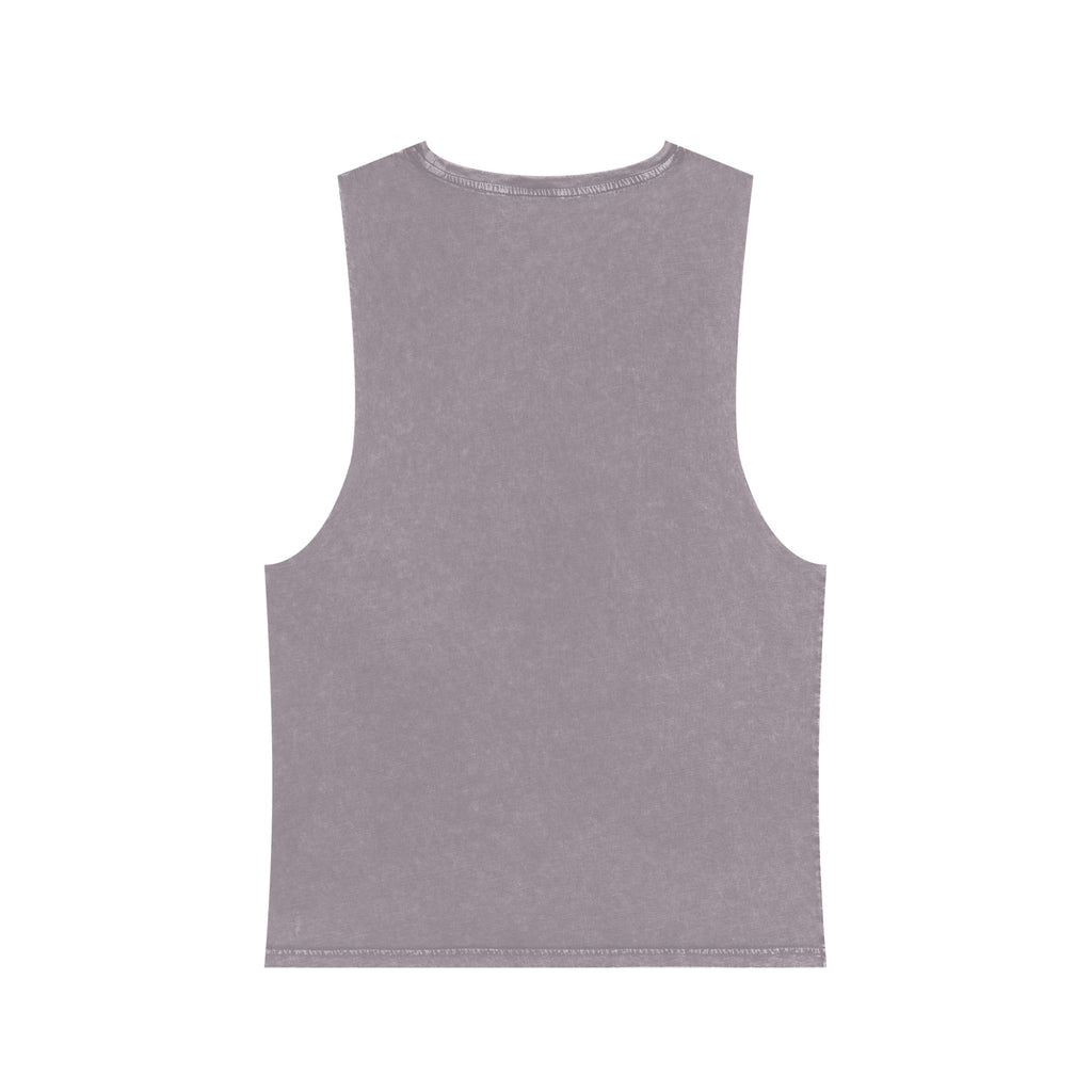 Diesel & Dumbbell Stonewash Tank Top — Gym Muscle Workout Tank