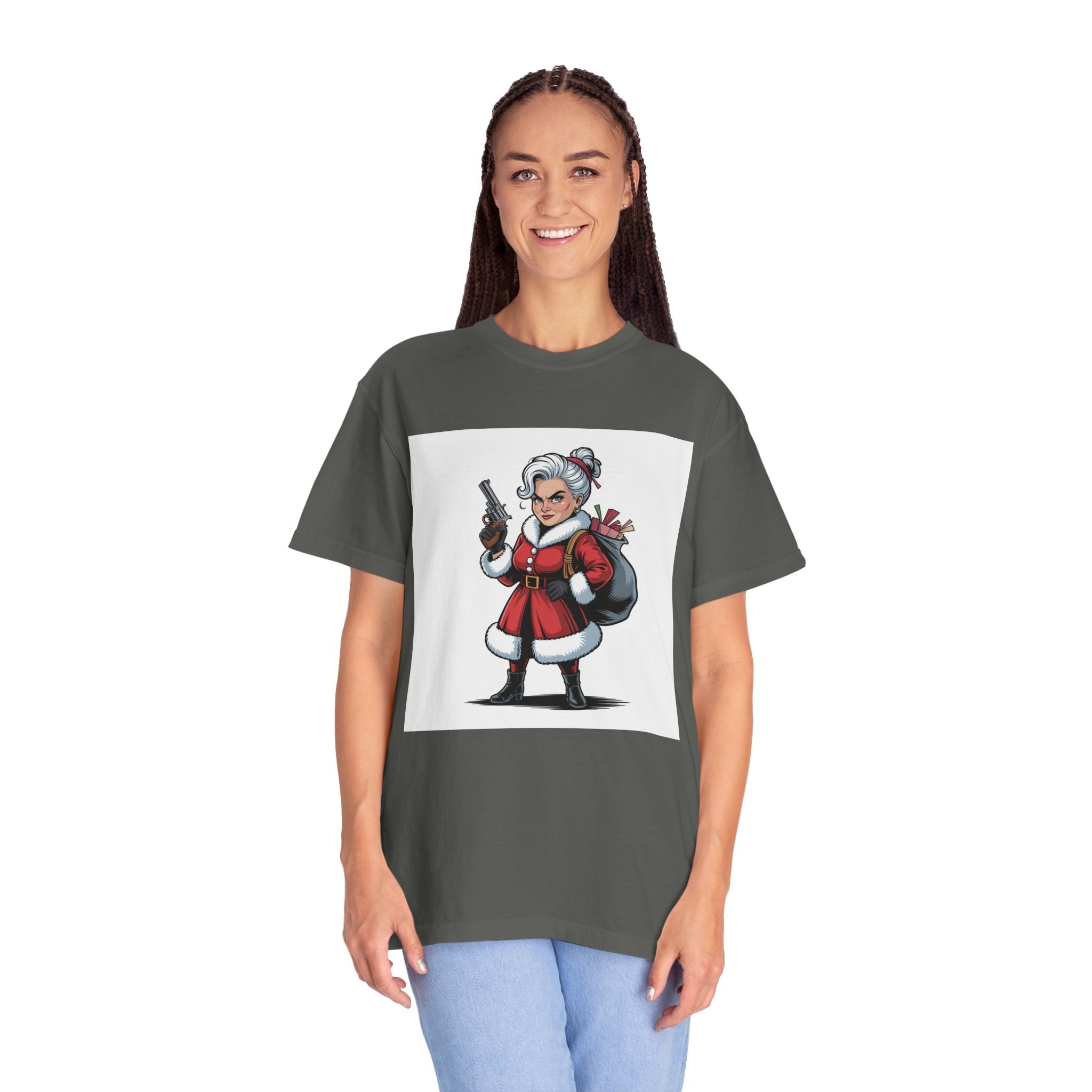 Mrs. Claus Funny Christmas T-Shirt — Women's Holiday Gift