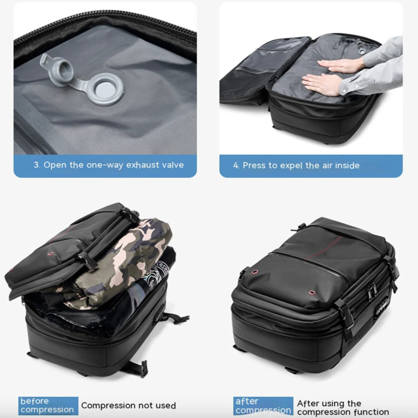 Men’s Multifunction Travel Backpack