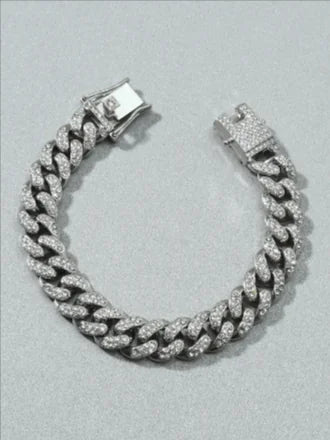 Men’s Diamond Rhinestone Bracelet