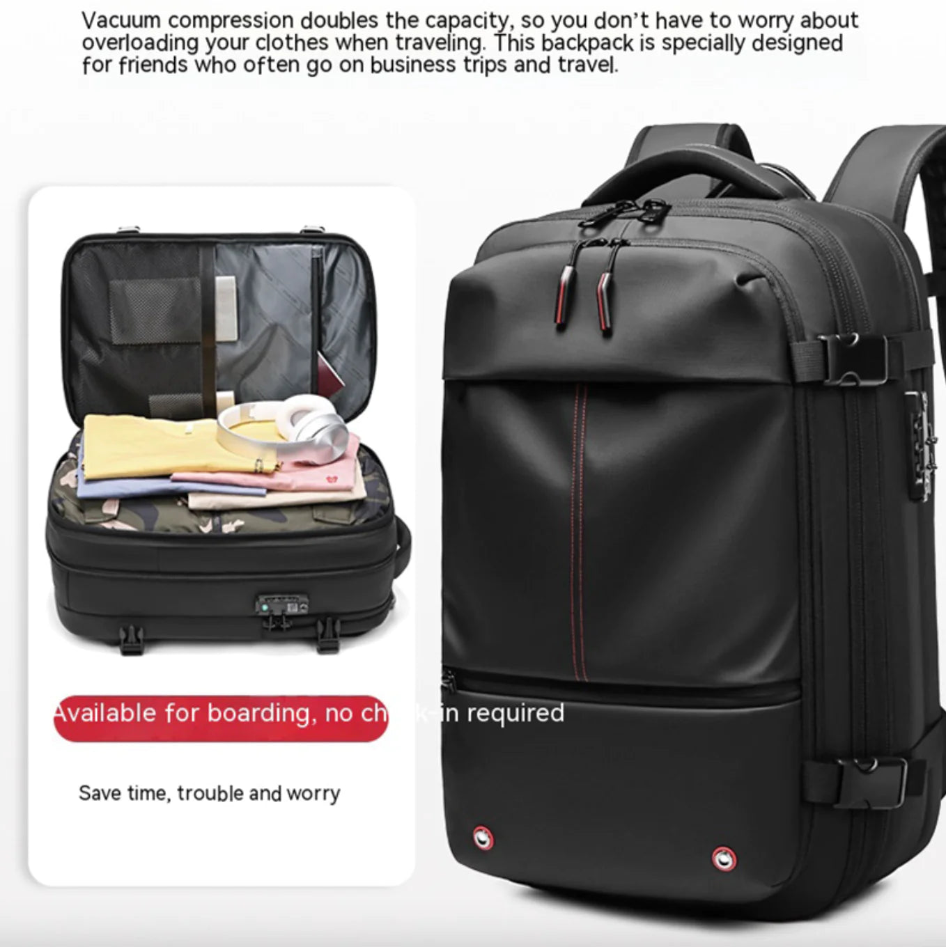 Men’s Multifunction Travel Backpack
